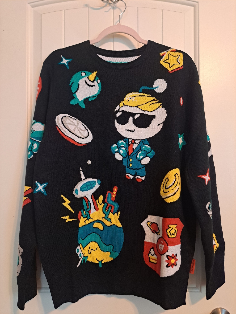 RARE Reddit Limited Edition WallStreetBets Knit Sweater Large Like New WSB